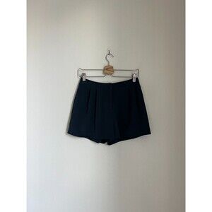 Christian Cota Women's Silk Pleated Shorts in Midnight Navy Size 2 EUC